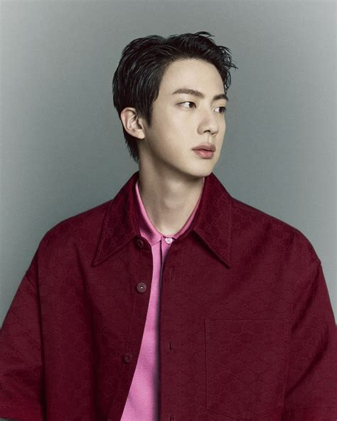 bts jin gucci coat|jin Gucci fashion show.